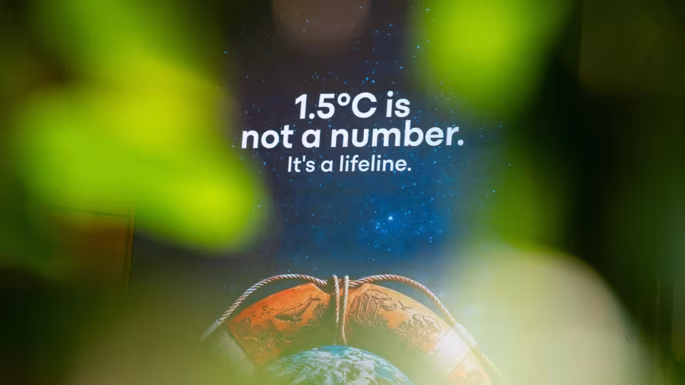June Climate Meetings - Header Picture "1,5°C is not a number. It's a lifeline"