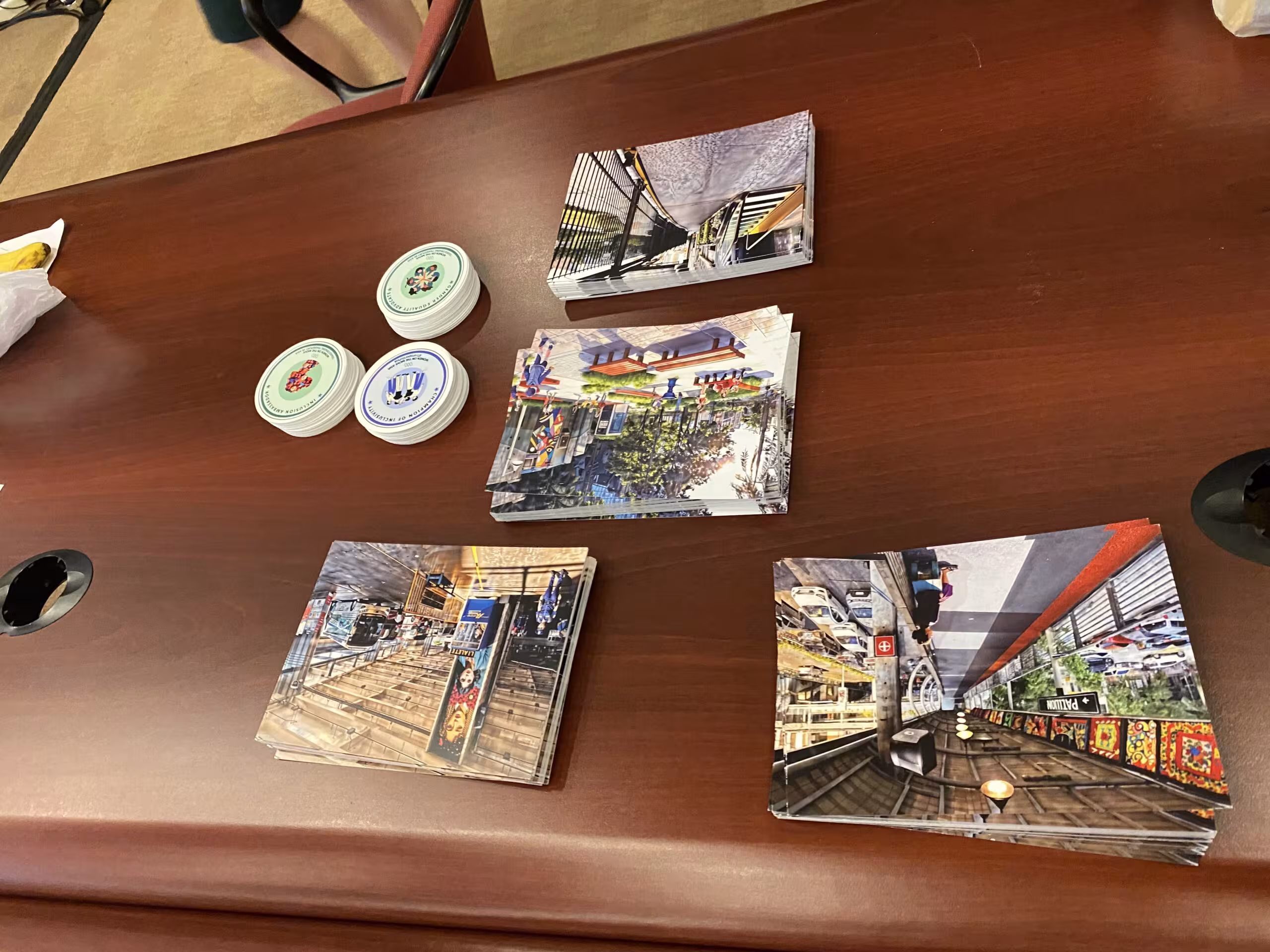 AI-generated Images on Postcards at the Asia and Pacific Transport Forum